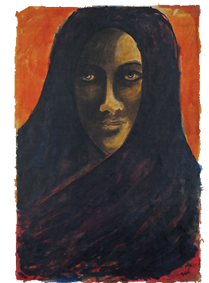 Tagore portrait of a woman