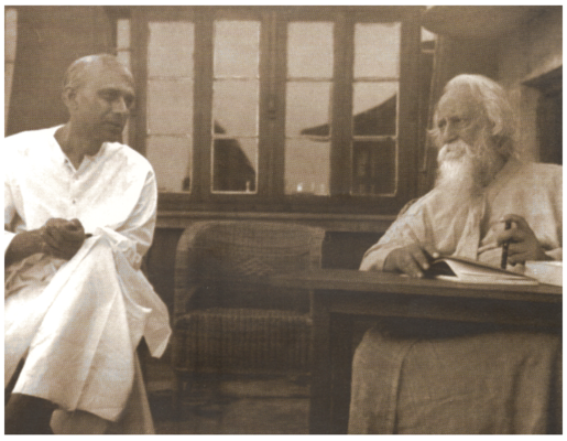 Tagore and his son Rathindranath