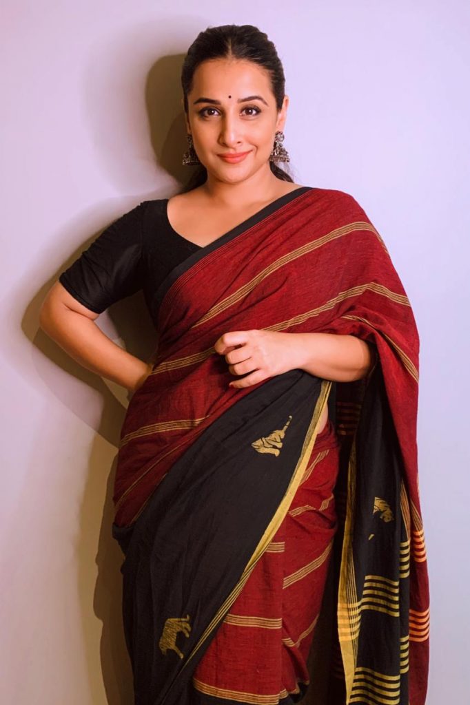 royal bengal saree vidya balan