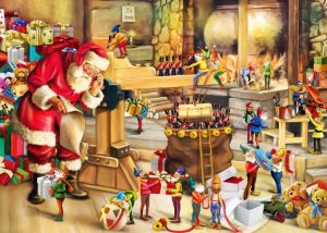santa toy factory