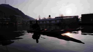 shikara in Kashmir