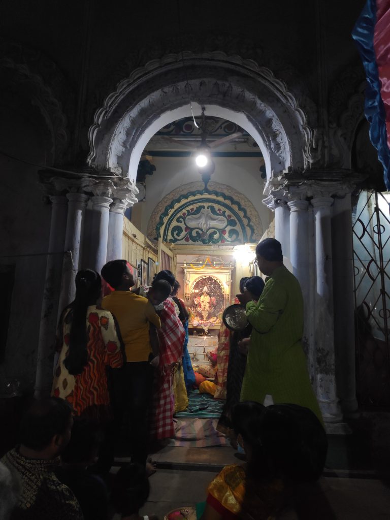 dol celebrations at a temple in Nabadwip