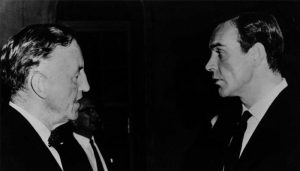 Ian Fleming and Sean Connery