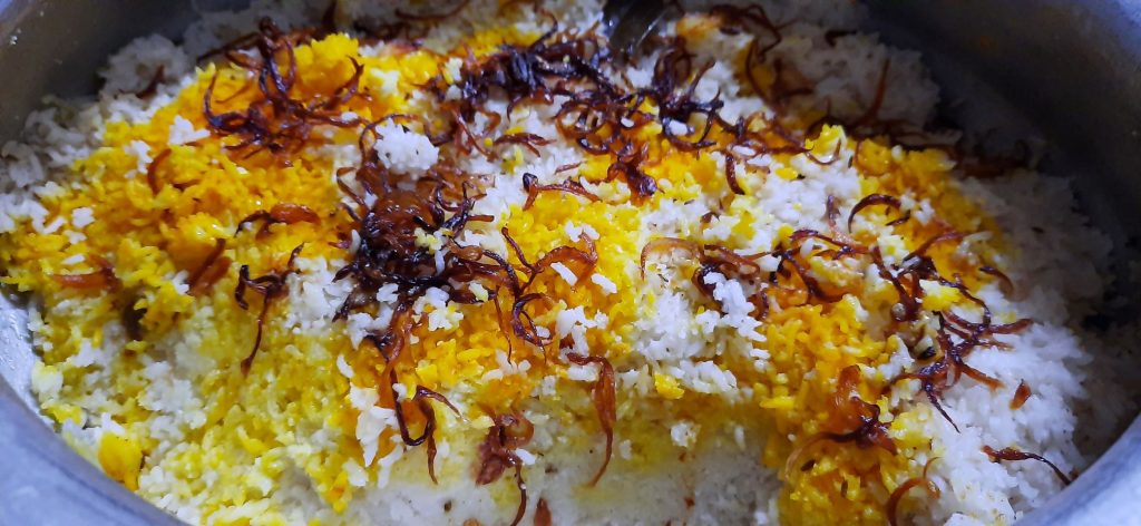 coconut rice on eid