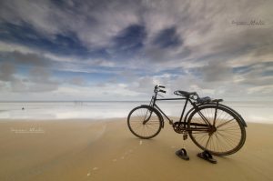 bicycle on the beach