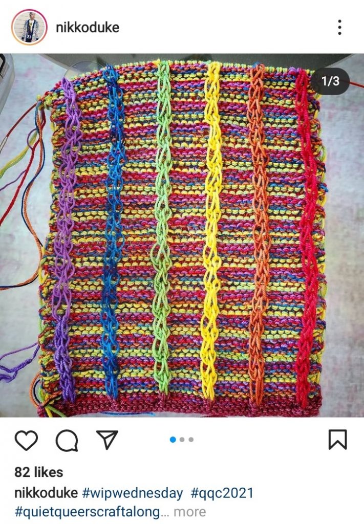 male knitter nikkoduke instagram photo