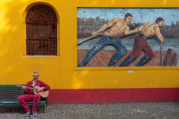 wall mural in Buenos Aires, Argentina photograph by Sabyasachi Talukdar