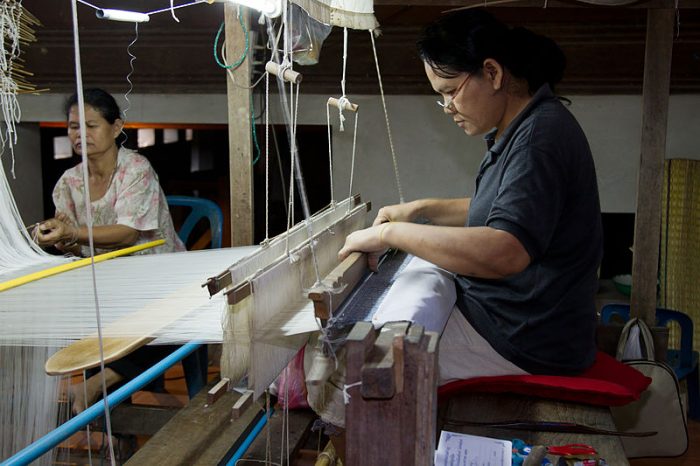 Khon costume Thai silk weaving