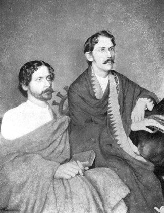 Rabindranath Tagore and Jyotirindranath Tagore