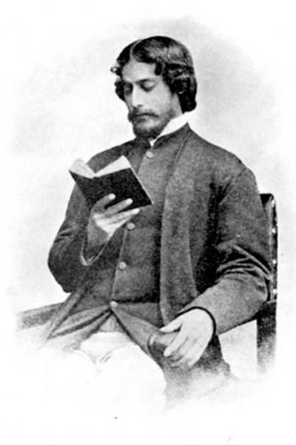 Rabindranath at a young age