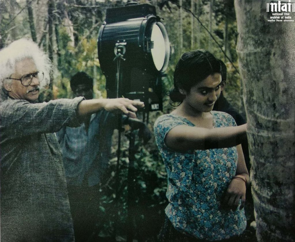 Adoor filming Kathapurushan