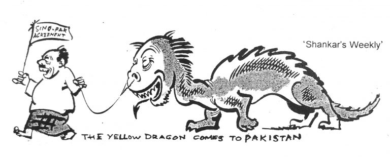 Reboti's political cartoon in Shankar's weekly