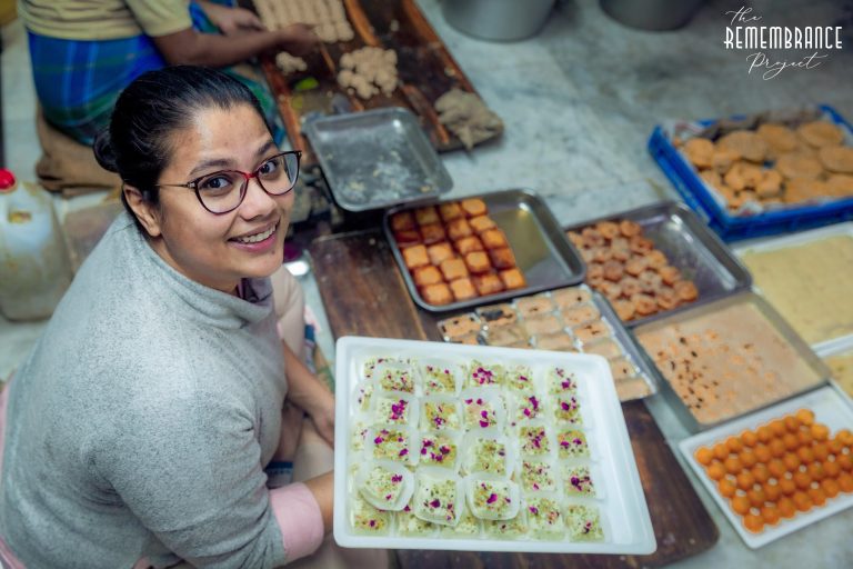 Lahana Ghose woman sweet maker Kolkata