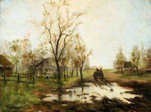 Isaac Levitan painting