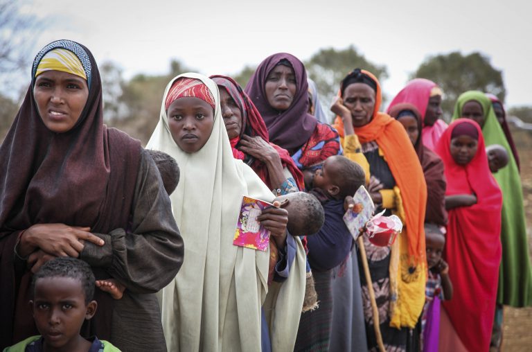 African women and children