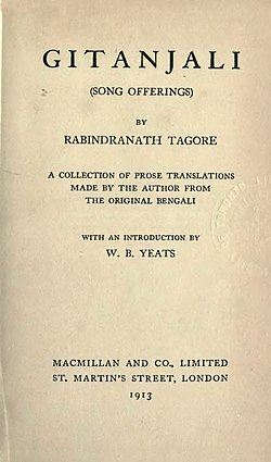 W.B. Yeats' Introduction to Tagore's 'Gitanjali'_W. B. Yeats