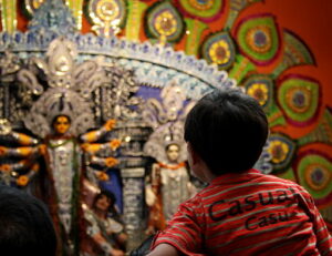 creative writing for rain Pandal hopping in Durga Puja