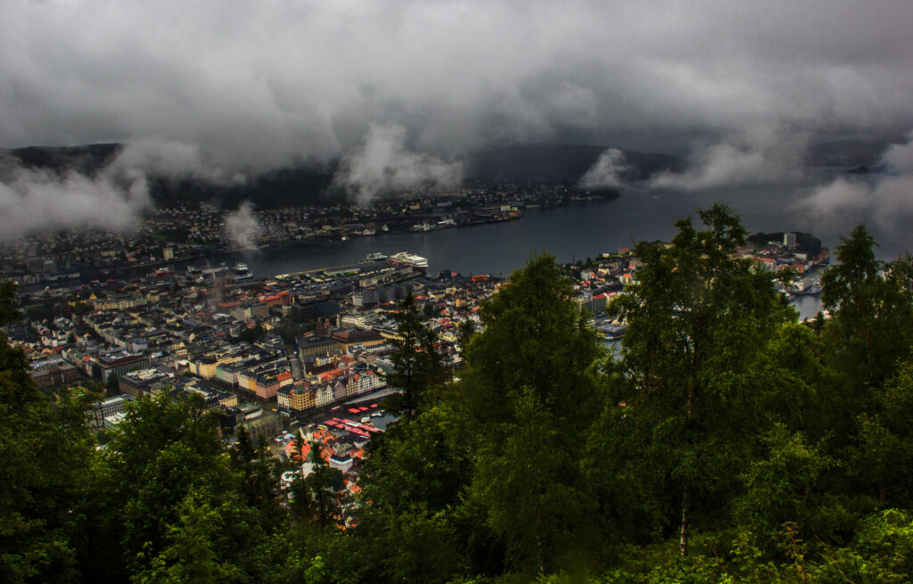 Cloudscape over the City Bergen