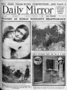 The Daily Mirror, 7 December 1926 Agatha Disappearance