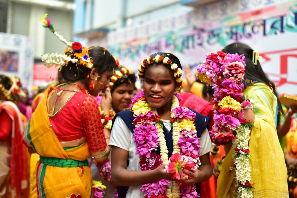 Holi in Bloom at Lighthouse for the Blind