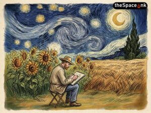A vivid tribute to Vincent van Gogh