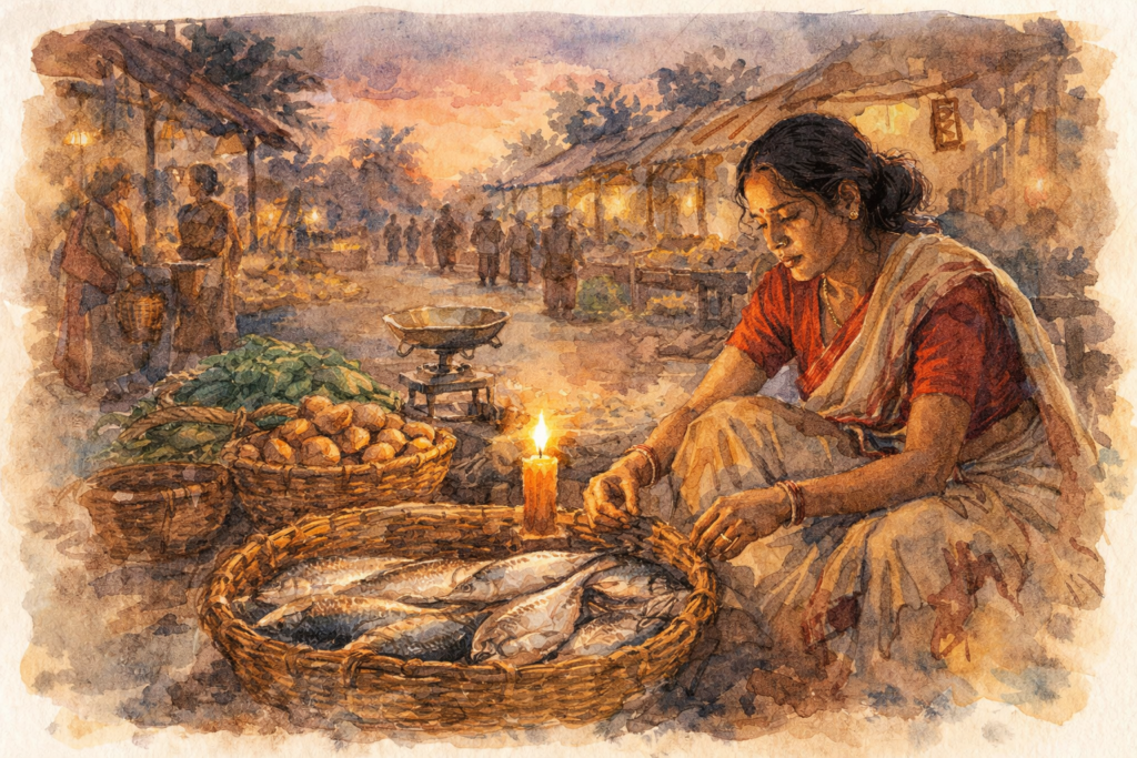 Doiboki, Fisherwoman transcreation story