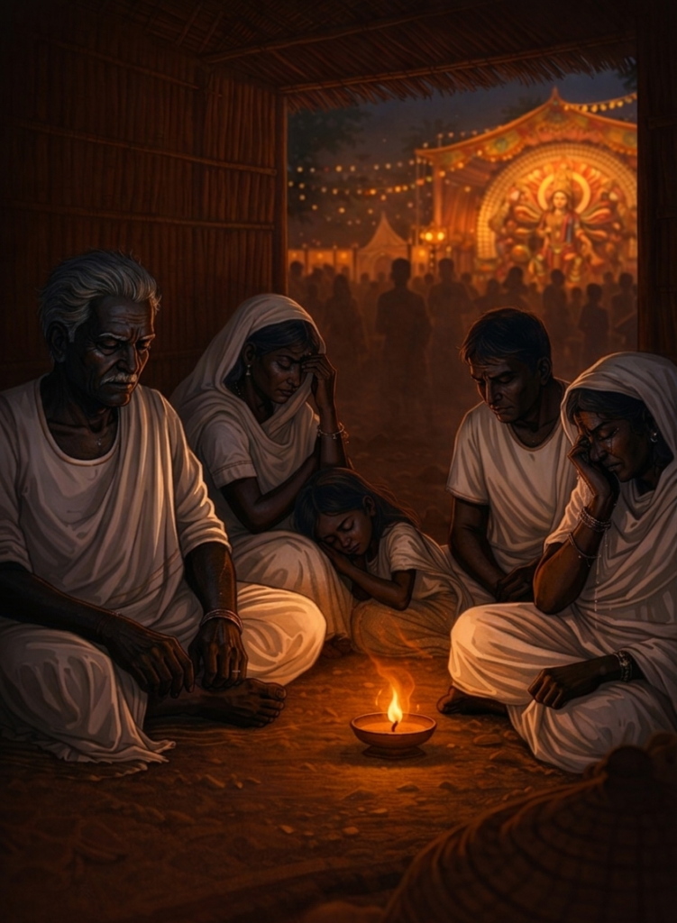 Durga Puja and Santhal’s Mourning