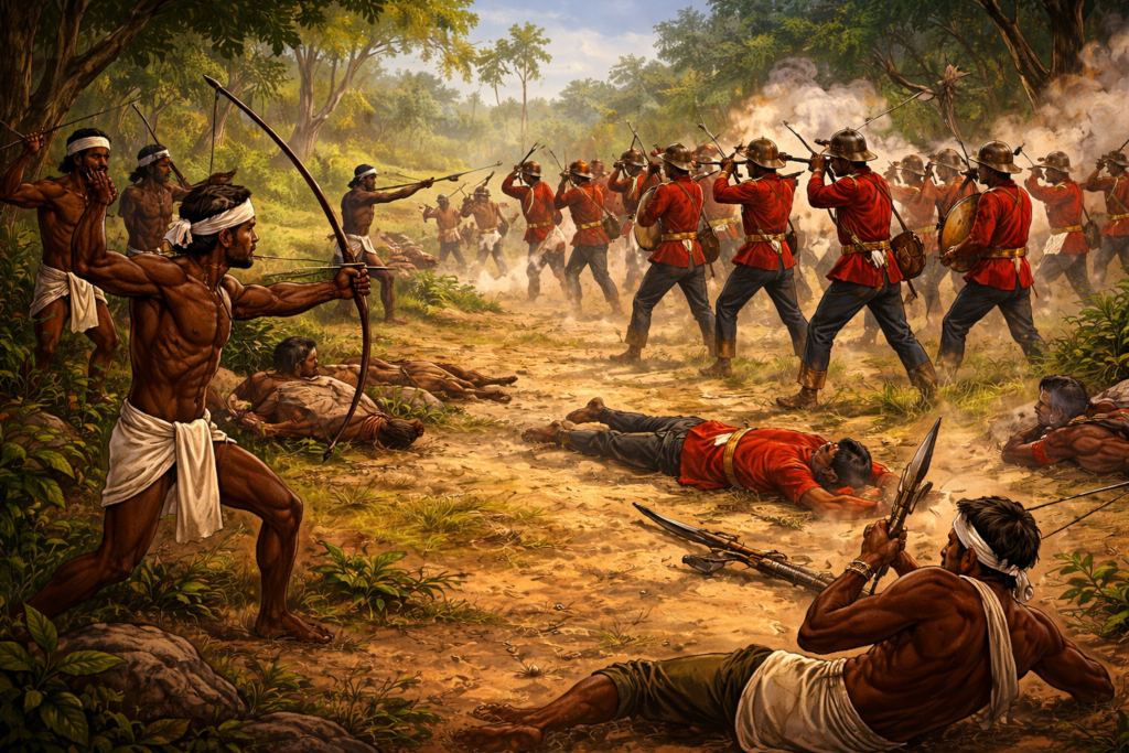 Durga Puja and Santhal’s Mourning