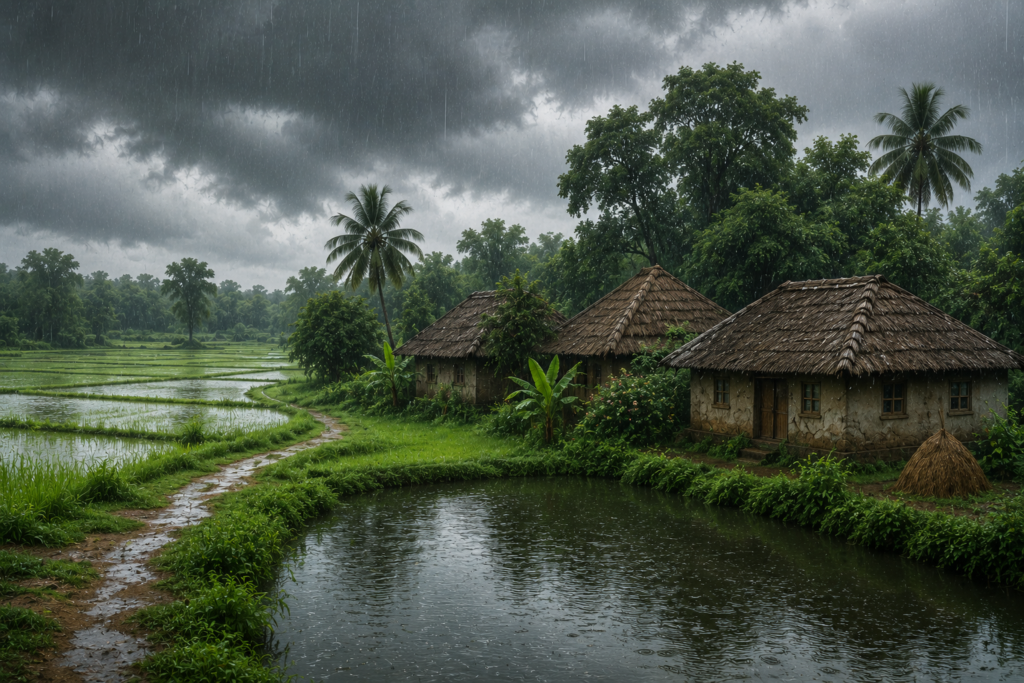 Bengal Sketches - When the Rains Remember Monsoon, Longing, and the Soul of Bengal
