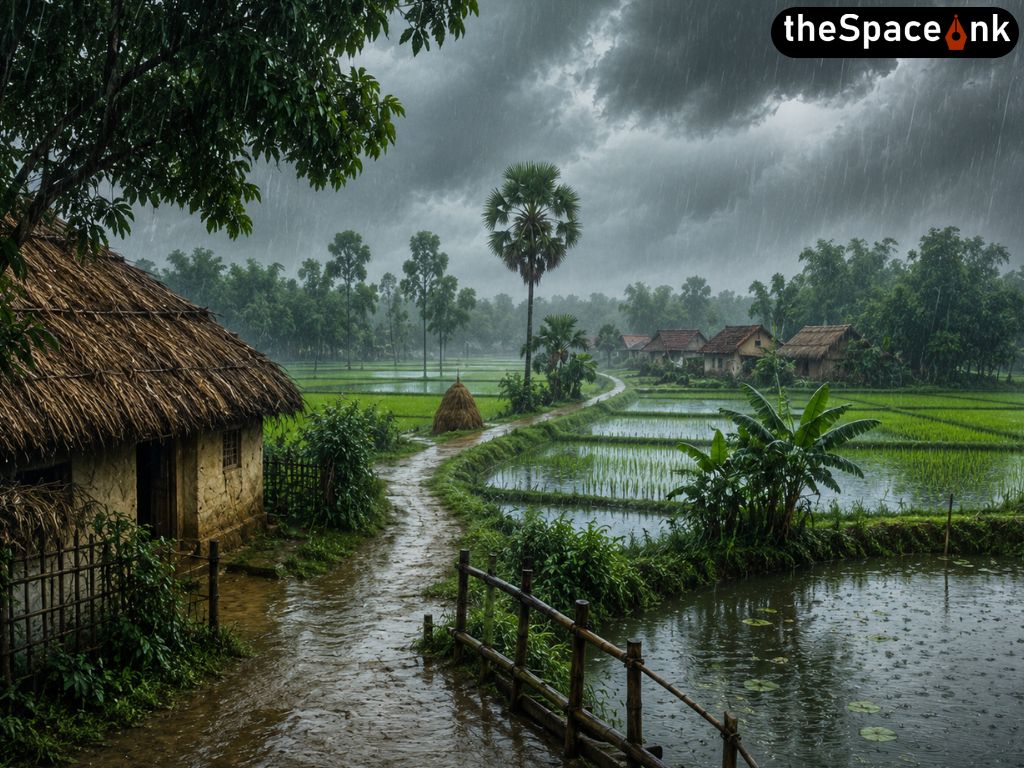 Bengal Sketches - When the Rains Remember Monsoon, Longing, and the Soul of Bengal