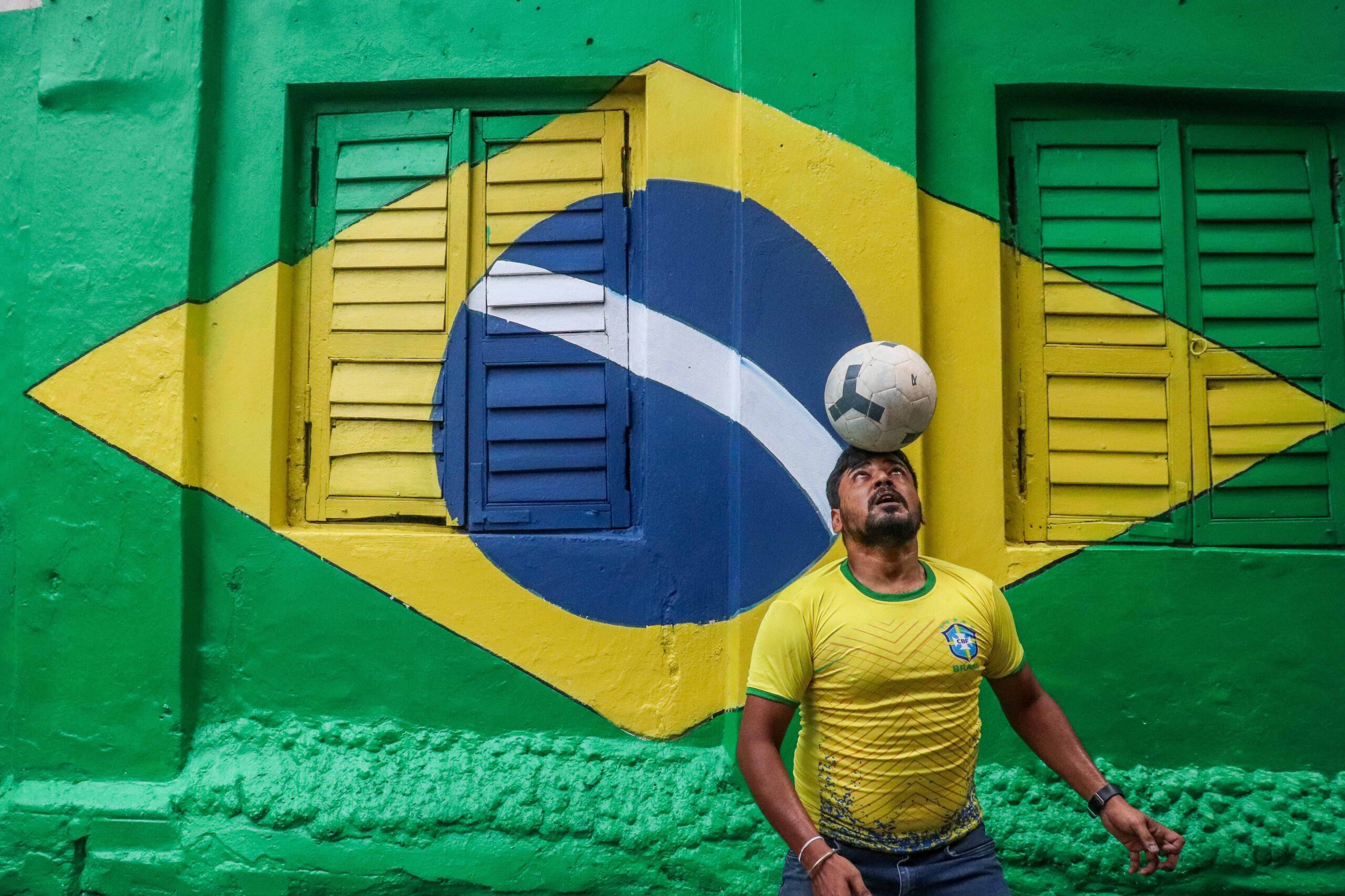 Fifa World Cup Artwork in Kolkata