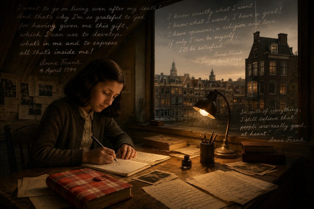 I Write, Therefore We Exist: Anne Frank and the Architecture of Rebellion