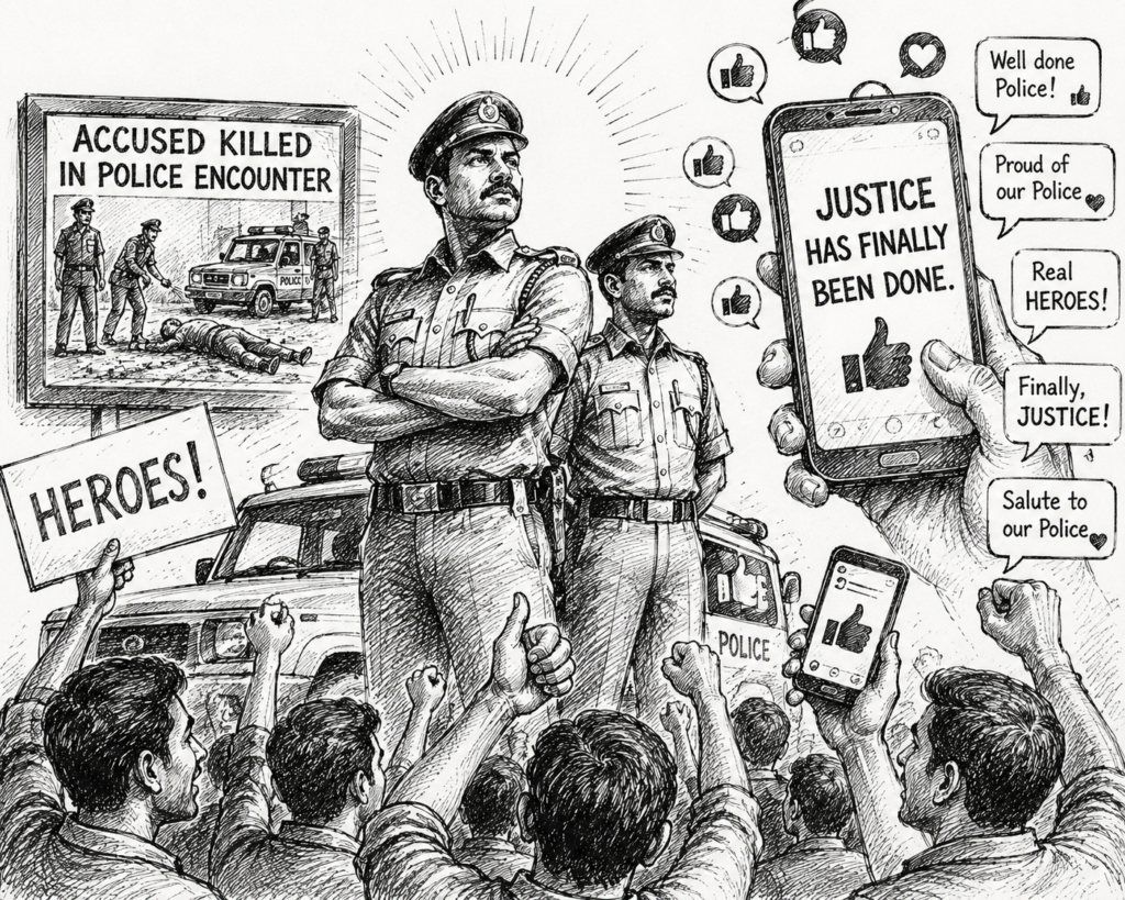 When Justice Feels Too Slow Why More People Are Accepting Encounter Killings and Mob Lynching